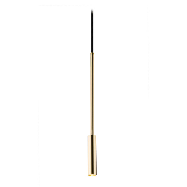 Lampa wisząca mosiądz polerowano-czarna LARA 1xG9x2,5W Amplex 846193