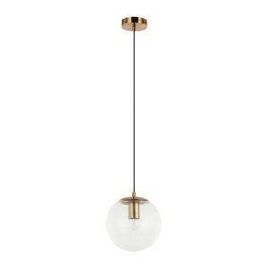Lampa wisząca mosiądz-przezroczysty SARPO 1xE27x40W wym: 96x20x20 cm Italux 845274 Lampa wisząca mosiądz-przezroczysty SARPO 1xE27x40W wym: 96x20x20 cm Italux 845274