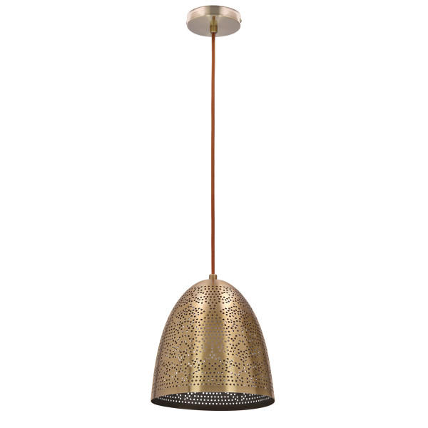Lampa wisząca mosiądz SFINKS 1xE27x60W wym: 125x20x20 cm Candellux 924146