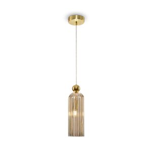 Lampa wisząca mosiężno-złota ANTIC 1xE14x40W wym: 187,5x10x10 cm Maytoni 852335 Lampa wisząca mosiężno-złota ANTIC 1xE14x40W wym: 187,5x10x10 cm Maytoni 852335
