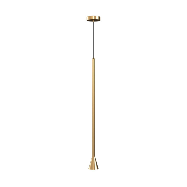 Lampa wisząca mosiężno-złota ARROW 1xGU10x40W wym: 89,5x7,5x7,5 cm Maytoni 852732