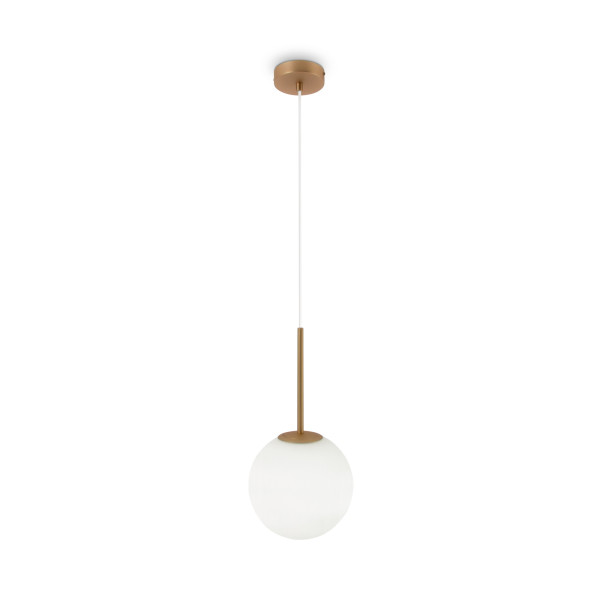 Lampa wisząca mosiężno-złota BASIC FORM 1xE14x40W wym: 180x20x20 cm Maytoni 852686