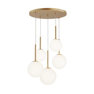 Lampa wisząca mosiężno-złota BASIC FORM 5xE14x40W wym: 180x58x58 cm Maytoni 852746 Lampa wisząca mosiężno-złota BASIC FORM 5xE14x40W wym: 180x58x58 cm Maytoni 852746
