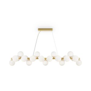 Lampa wisząca mosiężno-złota DALLAS 25xG9x28W Maytoni 852786 Lampa wisząca mosiężno-złota DALLAS 25xG9x28W Maytoni 852786