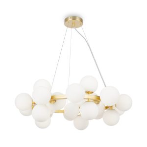 Lampa wisząca mosiężno-złota DALLAS 25xG9x28W Maytoni 852086 Lampa wisząca mosiężno-złota DALLAS 25xG9x28W Maytoni 852086