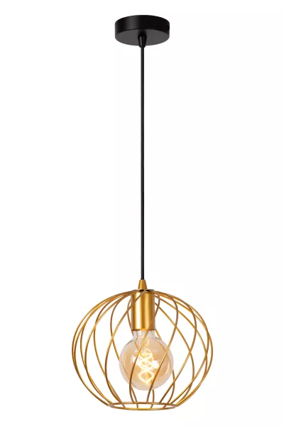 Lampa wisząca mosiężno-złota DANZA 1xE27x40W wym: 155x25x25 cm Lucide 850240