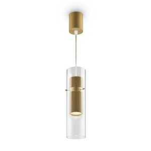Lampa wisząca mosiężno-złota DYNAMICS 1xGU10x50W wym: 150x8x32 cm Maytoni 852301 Lampa wisząca mosiężno-złota DYNAMICS 1xGU10x50W wym: 150x8x32 cm Maytoni 852301