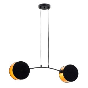 Lampa Wisząca Motif 2 Black/Gold 752871 Lampa Wisząca Motif 2 Black/Gold 752871