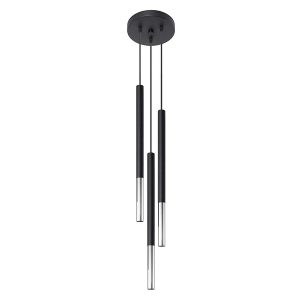 Lampa wisząca Mozaica 3-punktowa stalowa czarna 39233 Lampa wisząca Mozaica 3-punktowa stalowa czarna 39233