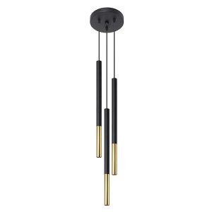 Lampa wisząca Mozaica 3-punktowa stalowa czarna 39239 Lampa wisząca Mozaica 3-punktowa stalowa czarna 39239