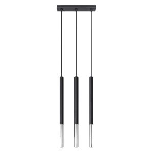 Lampa wisząca Mozaica 3-punktowa stalowa czarna 39232 Lampa wisząca Mozaica 3-punktowa stalowa czarna 39232