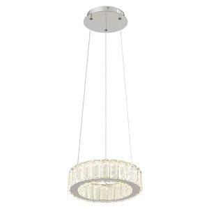Lampa wisząca Mucky LED ze ściemniaczem srebrna 132997