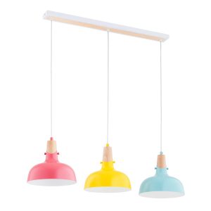 Lampa wisząca multikolor SOLO 3xE27x15W wym: 90x85x23 cm Alfa 836260