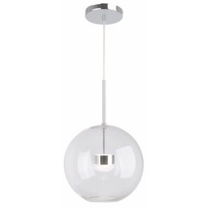 Lampa wisząca Multiverse chromowana LED 1x10W Neutralna biel 800lm Reality 845232