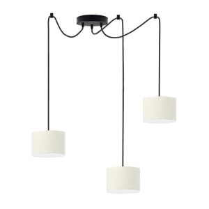 Lampa wisząca nad blat WAIKIKI W3 Czarny – Ecru 879946