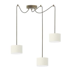 Lampa wisząca nad blat WAIKIKI W3 Stare Złoto – Ecru 879935