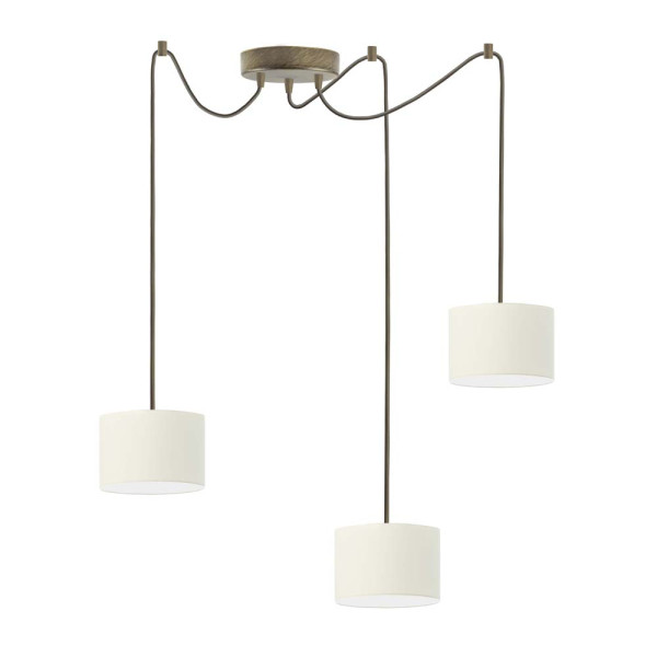 Lampa wisząca nad blat WAIKIKI W3 Stare Złoto - Ecru 879935