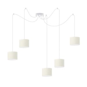 Lampa wisząca nad stół WAIKIKI W5 Biały – Ecru 883567 Lampa wisząca nad stół WAIKIKI W5 Biały – Ecru 883567