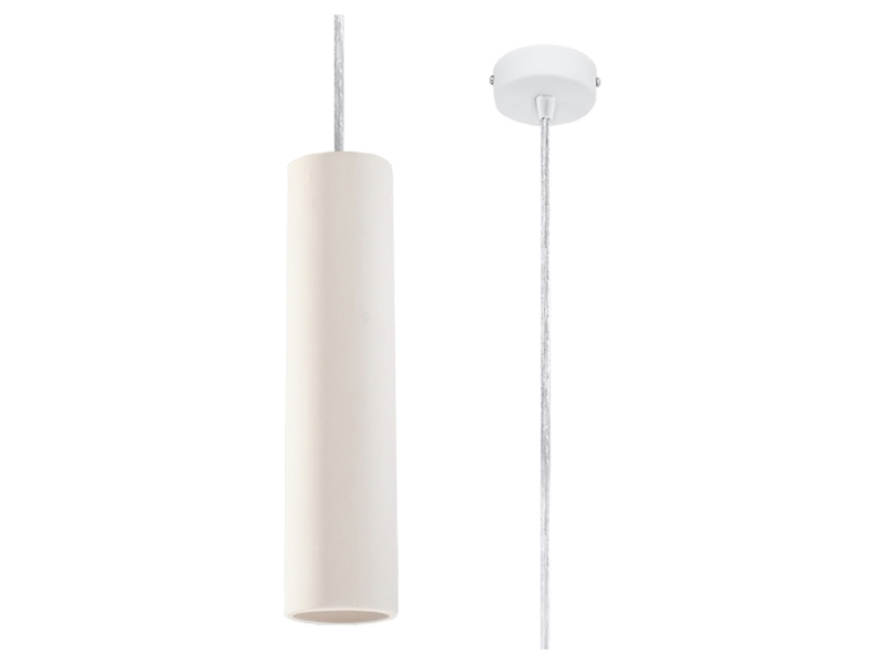 Lampa wisząca Nancy ceramiczna biała 71696
