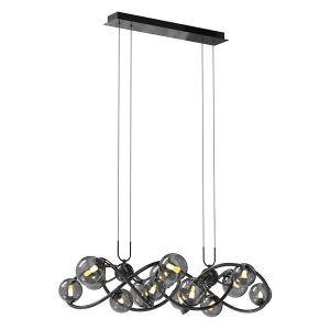 Lampa wisząca Nancy LED 14-punkowa metalowa czarna 112633 Lampa wisząca Nancy LED 14-punkowa metalowa czarna 112633