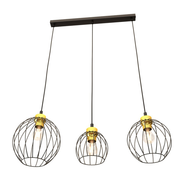 Lampa Wisząca Nando 3 Bl Gold 752537