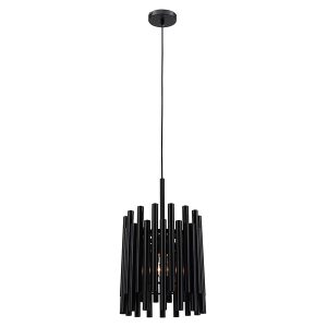 Lampa wisząca Narni metalowa czarna 1077827 Lampa wisząca Narni metalowa czarna 1077827