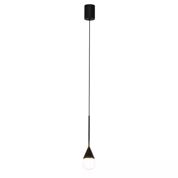 Lampa Wisząca Nata 1xLED czarna PL0104-BK 542724