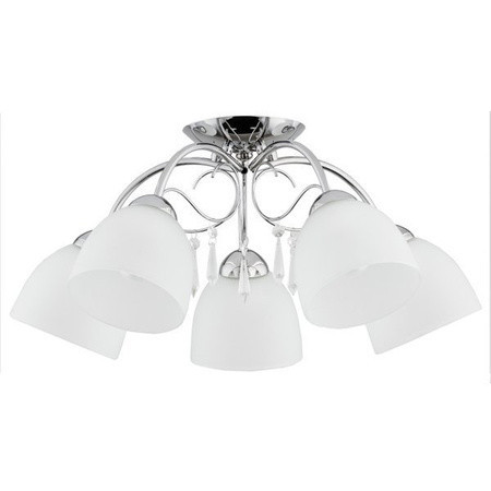 Lampa wisząca NATA chromowana 5xE27x15W wym:26x58x58cm IP20 Alfa 1020354