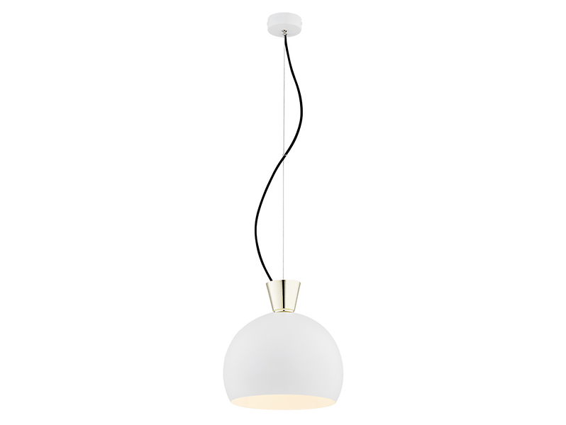 Lampa wisząca Natalino metalowa biała 28988