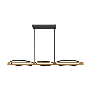 Lampa wisząca Natano czarny piaskowany LED 38W 3000K 1600lm Italux 1026974 Lampa wisząca Natano czarny piaskowany LED 38W 3000K 1600lm Italux 1026974