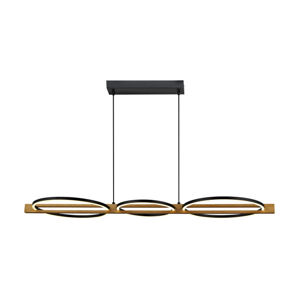 Lampa wisząca Natano czarny piaskowany LED 38W 3000K 1600lm Italux 1026974