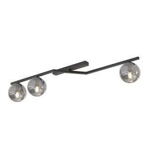 Lampa wisząca NATON czarna 3xE14x15W wym:20x100x32cm IP20 Emibig 1030392 Lampa wisząca NATON czarna 3xE14x15W wym:20x100x32cm IP20 Emibig 1030392