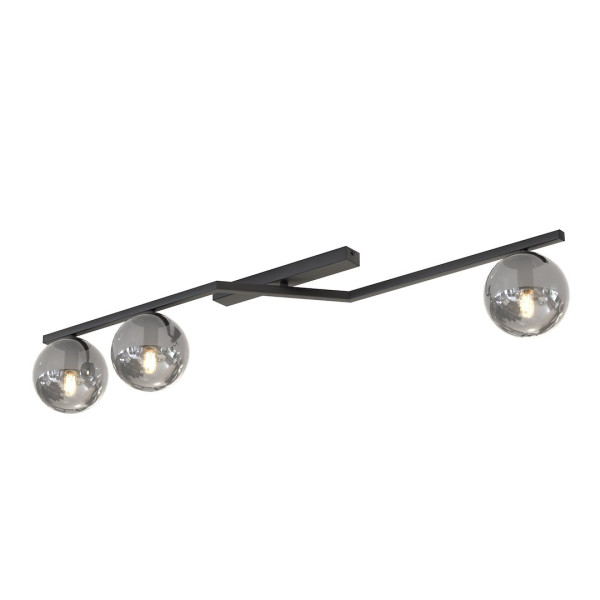 Lampa wisząca NATON czarna 3xE14x15W wym:20x100x32cm IP20 Emibig 1030392
