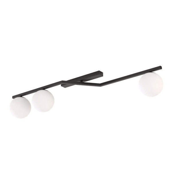 Lampa wisząca NATON czarno-biała 3xE14x15W wym:20x100x32cm IP20 Emibig 1030287
