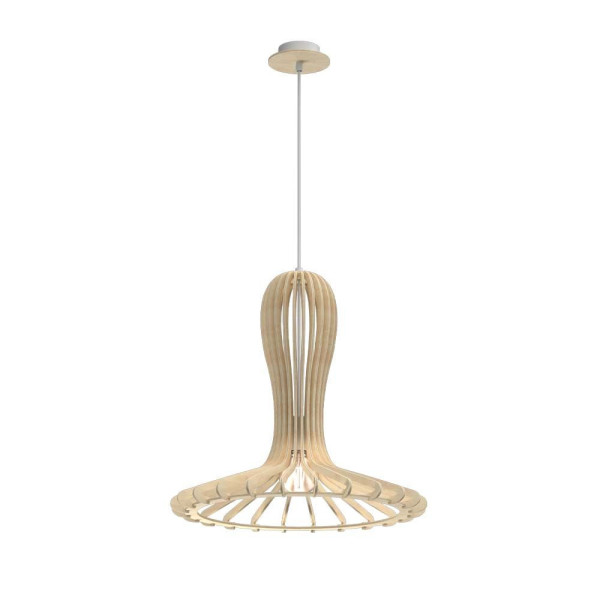 Lampa wisząca naturalna RINA 1xE27x20W wym: 91x46x46 cm Amplex 845915