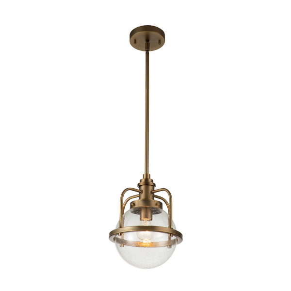 Lampa wisząca naturalny mosiądz Triocent 1xE27x60W Quintiesse 849274