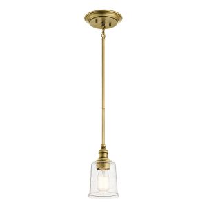 Lampa wisząca naturalny mosiądz Waverly 1xE27x60W Kichler 849409 Lampa wisząca naturalny mosiądz Waverly 1xE27x60W Kichler 849409