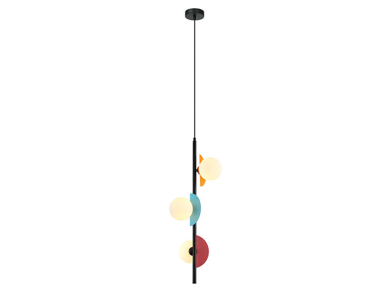 Lampa wisząca Nauti 3-punktowa stalowa wielokolorowa 304210