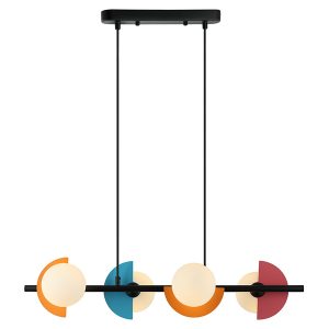 Lampa wisząca Nauti 4-punktowa stalowa wielokolorowa 304211 Lampa wisząca Nauti 4-punktowa stalowa wielokolorowa 304211