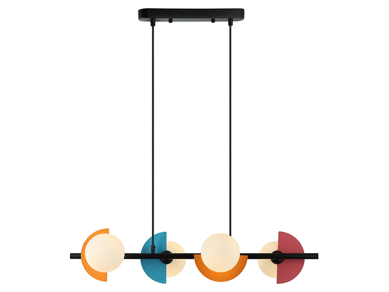 Lampa wisząca Nauti 4-punktowa stalowa wielokolorowa 304211