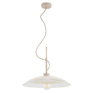 Lampa wisząca NERI szeroki klosz beżowa 1xE27x15W wym:90x47x47cm IP20 Alfa 1025267 Lampa wisząca NERI szeroki klosz beżowa 1xE27x15W wym:90x47x47cm IP20 Alfa 1025267