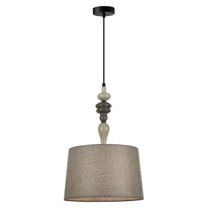 Lampa wisząca Nerom 154 cm metalowa szara 209803 Lampa wisząca Nerom 154 cm metalowa szara 209803