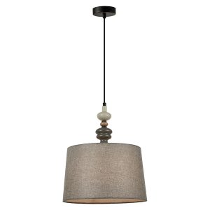 Lampa wisząca Nerom 34 cm metalowa szara 209804 Lampa wisząca Nerom 34 cm metalowa szara 209804