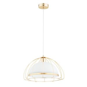 Lampa wisząca NERSY złota 1xE27x15W wym:85x40x40cm IP20 Alfa 1025667 Lampa wisząca NERSY złota 1xE27x15W wym:85x40x40cm IP20 Alfa 1025667