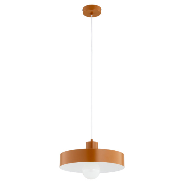 Lampa wisząca NEVERA klosz foremka brązowa 1xE27x15W IP20 Alfa 1025294