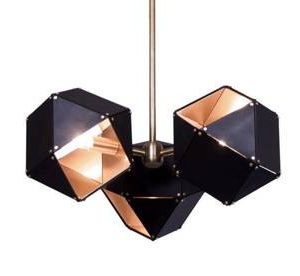 Lampa wisząca NEW GEOMETRY-3 czarno złota 45 cm 217461 Lampa wisząca NEW GEOMETRY-3 czarno złota 45 cm 217461