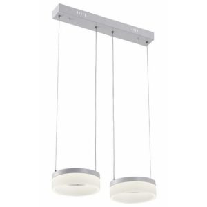 Lampa wisząca Nicki biała LED 2x12W Neutralna biel 1680lm Reality 846339 Lampa wisząca Nicki biała LED 2x12W Neutralna biel 1680lm Reality 846339
