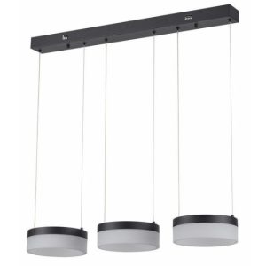 Lampa wisząca Nicki czarna LED 3x20W Neutralna biel 1920lm Reality 845798 Lampa wisząca Nicki czarna LED 3x20W Neutralna biel 1920lm Reality 845798