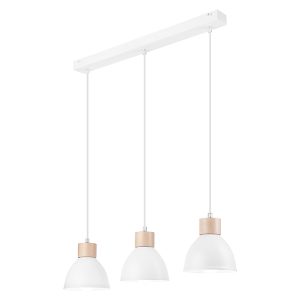 Lampa wisząca Nico 3-punktowa stalowa biała 54718 Lampa wisząca Nico 3-punktowa stalowa biała 54718