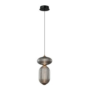 Lampa wisząca NICO czarna LED 2x11W Ciepła biel 294lm Italux 835771 Lampa wisząca NICO czarna LED 2x11W Ciepła biel 294lm Italux 835771